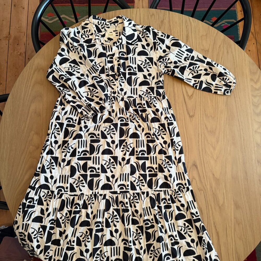 Maeve Bettina Tiered Shirt Dress